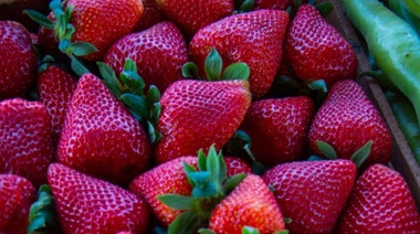 Viernes y sábado, con frutillas y flores