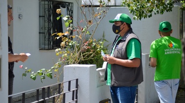 Descacharrización en el barrio Santa Rosa