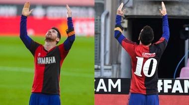 Emotivo homenaje de Messi a Maradona