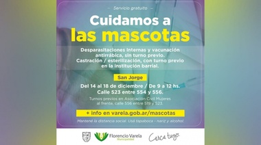 El móvil veterinario municipal, en el barrio San Jorge