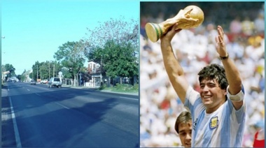 La Ruta 4, o Camino de Cintura, pasaría a llamarse Diego Armando Maradona