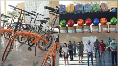 Clubes de barrio recibieron materiales recreativos por parte del Municipio