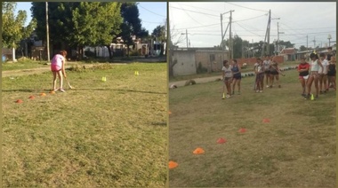 "Las Lobitas" necesitan ayuda para seguir con el hockey en el barrio Libertad