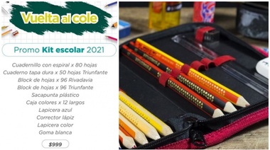 Mercado Activo: Kit escolar, a 999 pesos en librerías de Varela