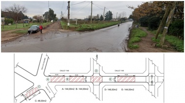 Ingeniero Allan: programan mejoras viales para diagonal Los Quilmes y calle 1.149