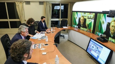 El Presidente convocó a los gobernadores a una reunión por videoconferencia para evaluar el avance del coronavirus