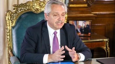 El presidente Alberto Fernández brindó una Cadena Nacional