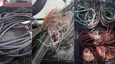 Aprehendidos por robo de cableados