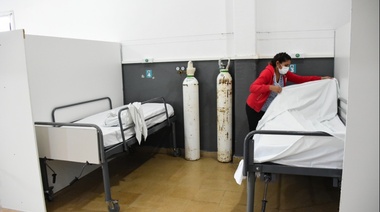 Las camas con oxígeno en La Patriada comenzaron a recibir pacientes de Covid-19