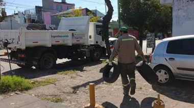 Cuidado del Ambiente: neumáticos en desuso
