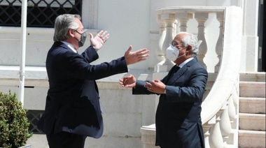 Alberto Fernández logró el apoyo de Portugal para negociar con el FMI