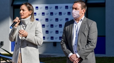 Watson y Galmarini inauguran nuevas instalaciones para empleados de AySa en Varela