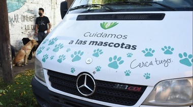 El móvil del servicio veterinario municipal estará en Ingeniero Allan