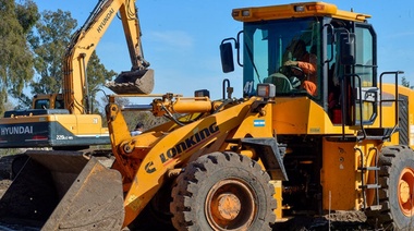 Carolina II: comenzaron los trabajos para pavimentar la avenida Juana Azurduy