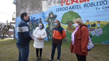 Homenaje a Sergio Robledo, soldado varelense que combatió en Malvinas