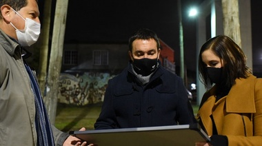 Recambian luminarias en el segundo tramo de avenida Novak