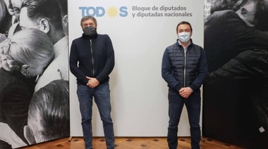 Watson se reunió con Maximo Kirchner, presidente del bloque Frente de Todos