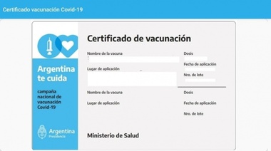 Dónde encontrar el carnet de vacunación Covid para el aforo en provincia de Buenos Aires