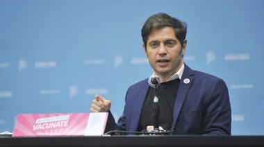 Kicillof anunció segunda dosis libre de Covid-19 para mayores de 60 años