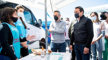 Watson y Larroque recorrieron un operativo integral de atención en San Rudecindo 