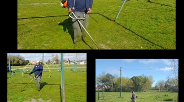 Villa Mónica Nueva: Se reforzaron tareas de higiene urbana, reparación de luminarias, saneamiento hídrico y mejoras viales 