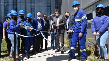 Watson y Galmarini inauguraron la nueva Base Operativa de pozos de agua “Mayol”