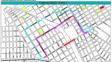 Desvíos por obras en Zeballos