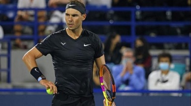 Rafa Nadal dio positivo en coronavirus y se bajó del torneo de Abu Dhabi