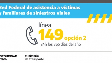 Línea 149 para Asistencia a Víctimas y Familiares de Siniestros Viales