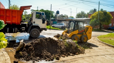 Don Orione: habilitación al tránsito en nuevo pavimento de calle Okinawa