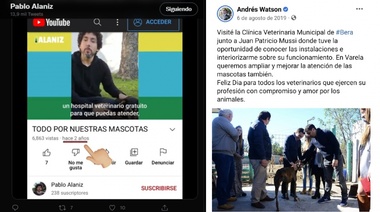 "Alaniz miente": críticas al referente local de Juntos por querer adjudicarse el Centro Veterinario Municipal