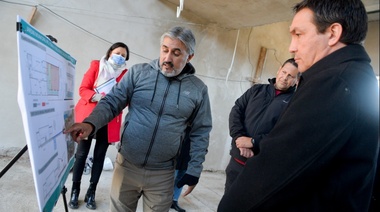 Andrés Watson monitoreó la ampliación del Jardín Municipal Nº2