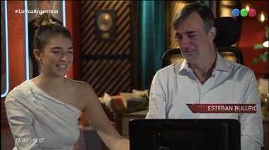 Esteban Bullrich emocionó en La Voz Argentina: su hija fue elegida por los cuatro coaches