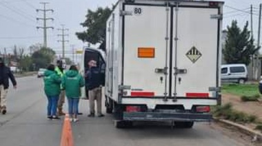 Control ambiental de vehículos que circulaban por el barrio Km. 26700