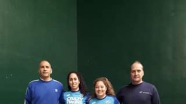  Micaela Cortez, la representante local en el mundial de Frontball