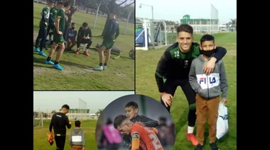 Defensa recibió a Tiziano, el nene que consoló a Unsain