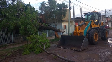 Intensos operativos post temporal 