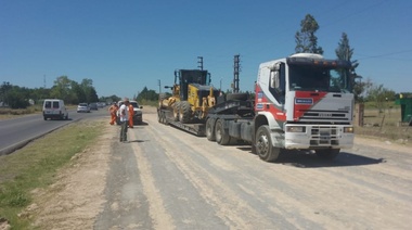 Reanudaron las labores para el ensanche de la Ruta Provincial Nº53