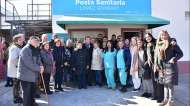 López Romero: Andrés Watson oficializó la reapertura de la posta sanitaria