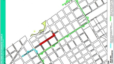 Desvíos por obras de entubamiento en ramales del arroyo Jiménez