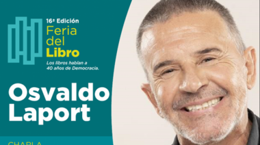 Osvaldo Laport en la Feria del Libro Varelense