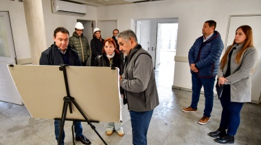 Watson verificó la obra del Centro de Atención Primaria de la Salud en La Esmeralda