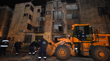 Explosión en edificio en el barrio Pepsi: intervención del Municipio