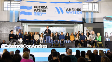 Watson presentó la lista varelense "Fuerza Patria"