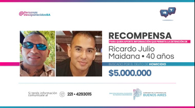 Ofrecen 5 millones de pesos para encontrar a un prófugo: lo acusan de matar a su yerno a los tiros en Varela