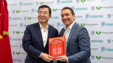 Encuentro bilateral entre Florencio Varela y China