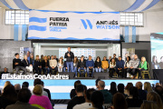 Watson presentó la lista varelense "Fuerza Patria"