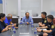 Reunión de seguridad para fortalecer la prevención del delito